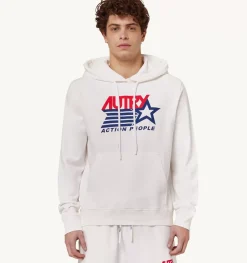 Felpa Con Cappuccio Iconic Logo Bianco