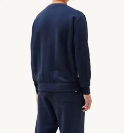 Felpa Girocollo Iconic Blu
