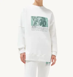 Felpa Liberty Photo Bianco