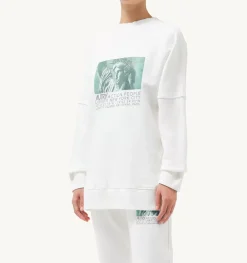 Felpa Liberty Photo Bianco