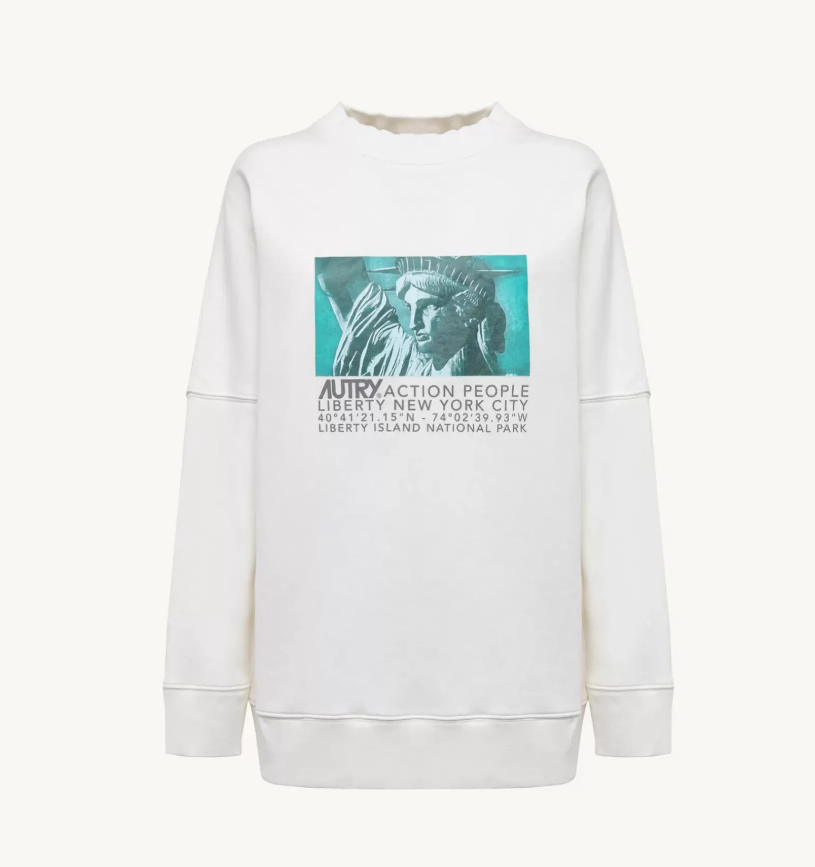 Felpa Liberty Photo Bianco