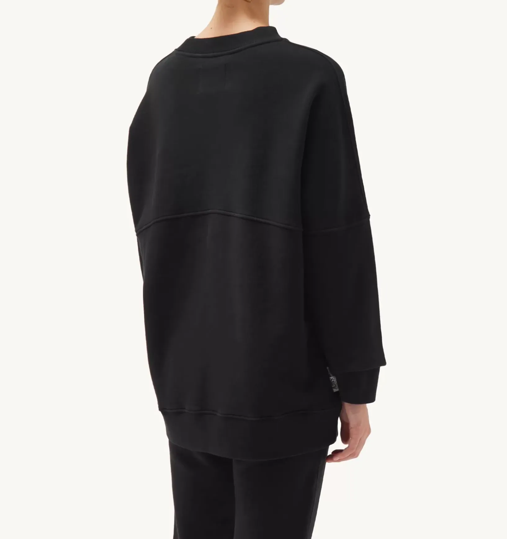 Felpa Liberty Photo Logo Nero