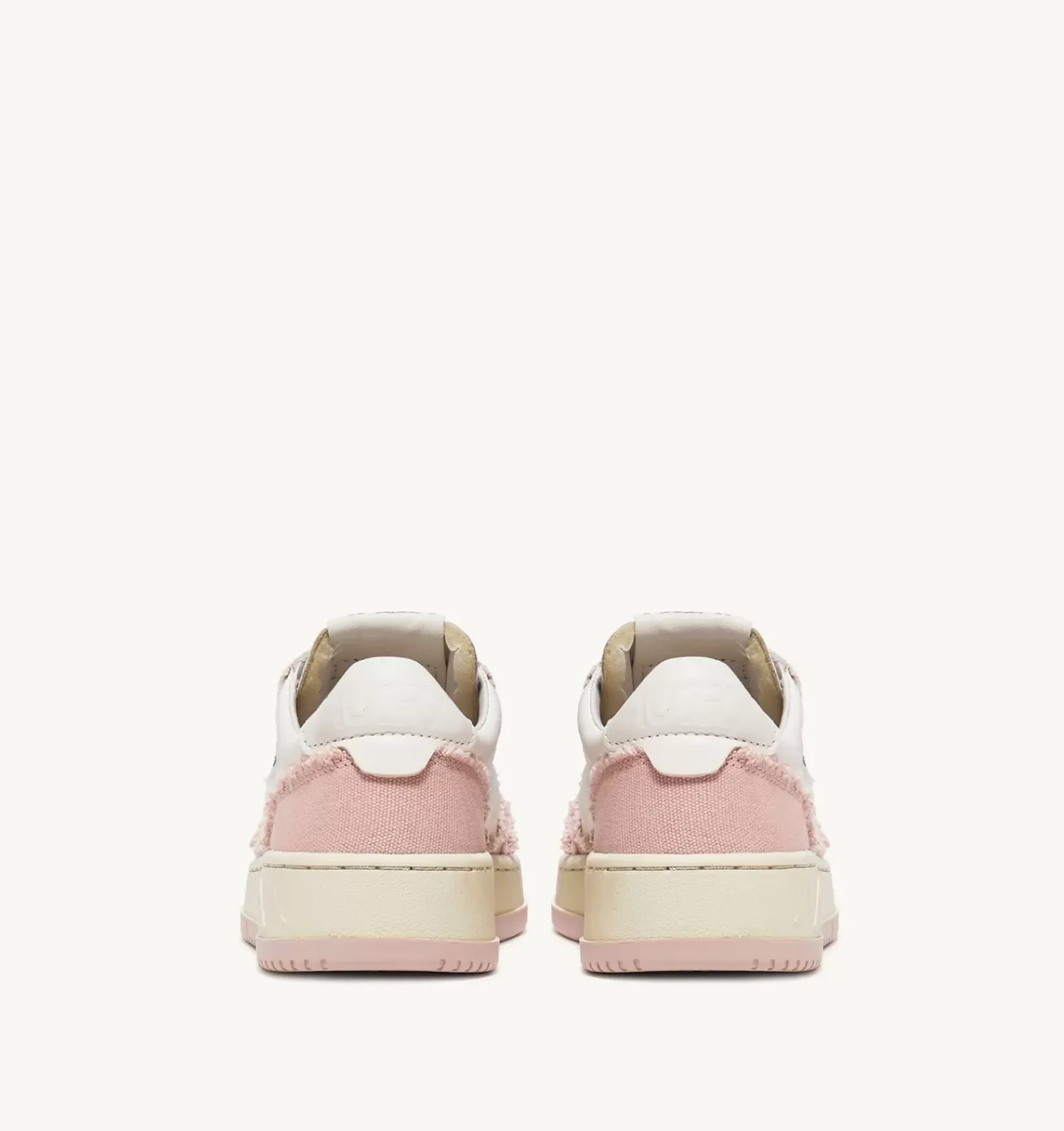 Medalist Low Sneaker In Pelle Di Capra E Tela Bianco Powder