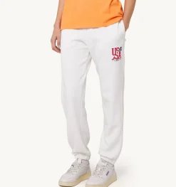 Pantaloni Iconic Logo Bianco