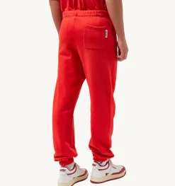 Pantaloni Iconic Logo Rosso