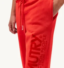 Pantaloni Iconic Logo Rosso