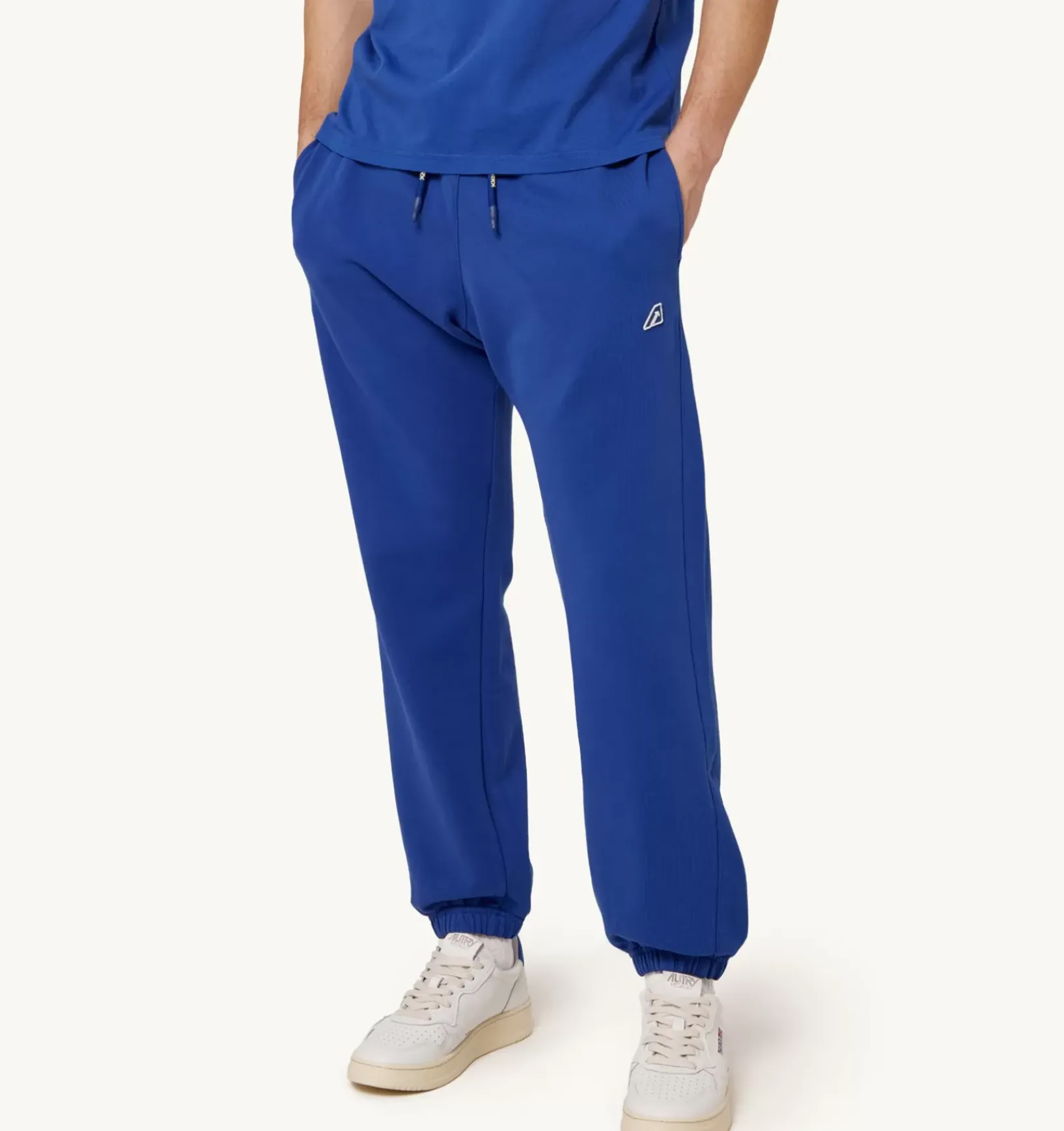 Pantaloni Tennis Logo Rosso