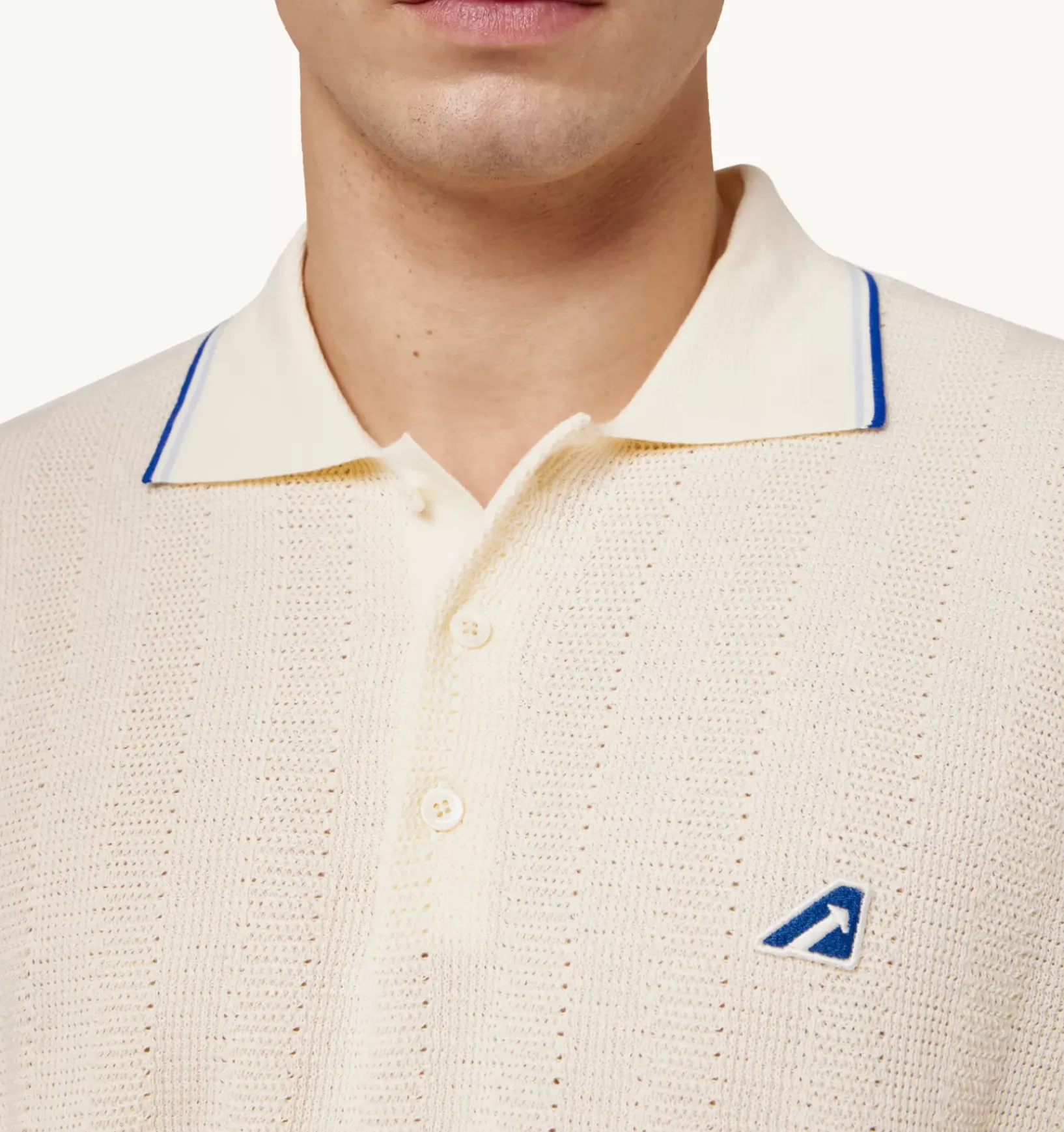 Polo Tennis In Maglia Di Cotone