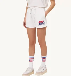 Shorts Iconic Logo Bianco