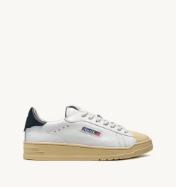 Sneakers Bob Lutz Low In Pelle Bianca E Blu