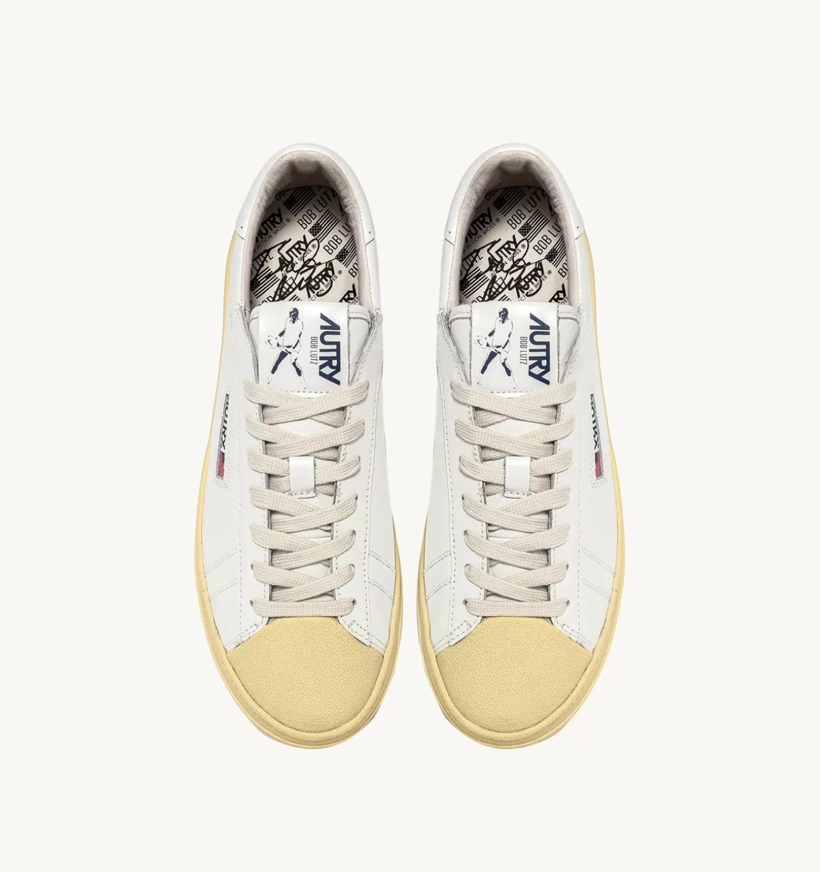 Sneakers Bob Lutz Low In Pelle Bianca