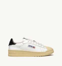 Sneakers Bob Lutz Low In Pelle Bianca E Nera