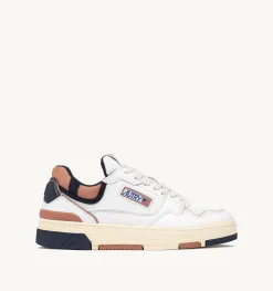Sneakers Clc In Pelle Colore Bianco E Blu