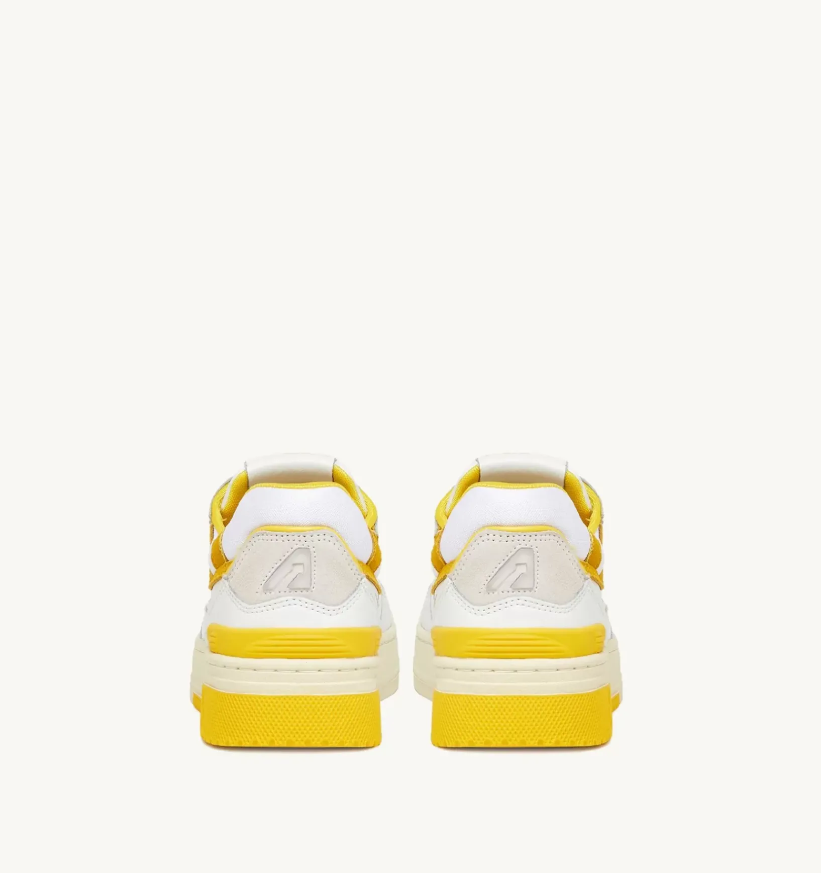 Sneakers Clc In Pelle Colore Bianco E Giallo