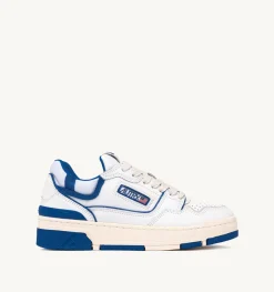 Sneakers Clc In Pelle Colore Bianco E Blu