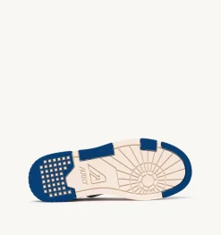 Sneakers Clc In Pelle Colore Bianco E Blu