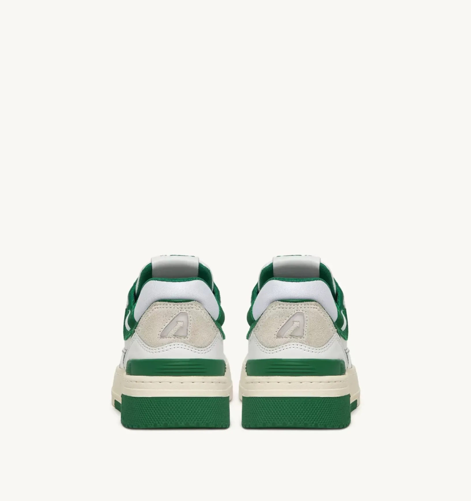 Sneakers Clc In Pelle Colore Bianco E Suede Verde