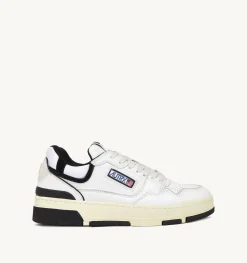 Sneakers Clc In Pelle Colore Bianco E Nero