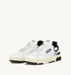 Sneakers Clc In Pelle Colore Bianco E Nero