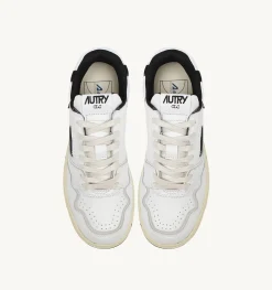 Sneakers Clc In Pelle Colore Bianco E Nero
