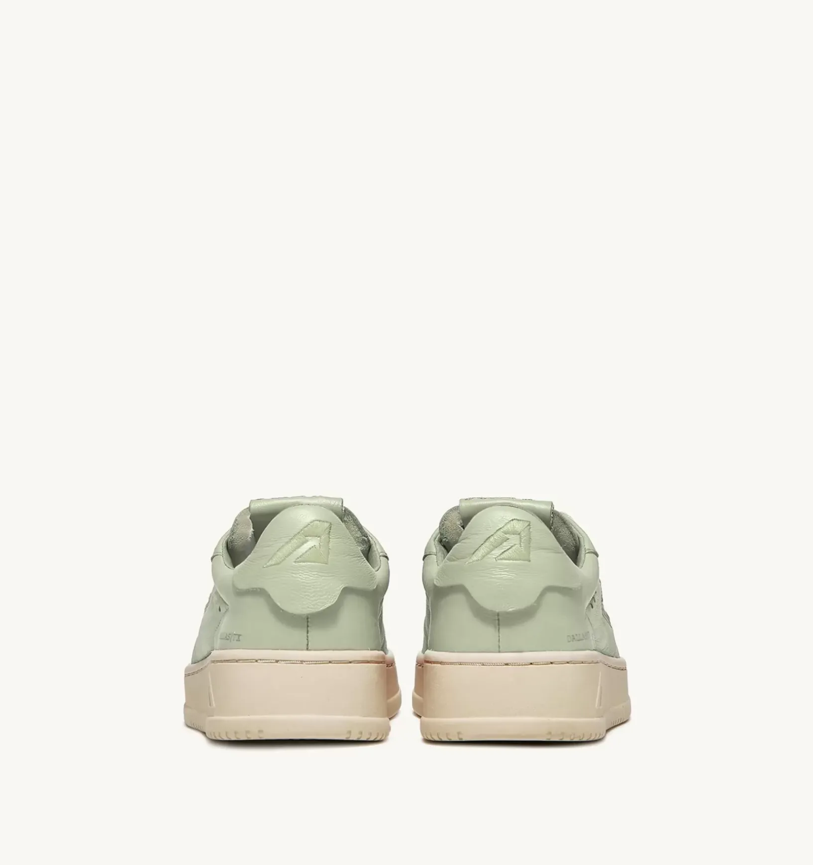Sneakers Dallas Low In Morbida Pelle Green Di Capra