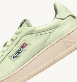 Sneakers Dallas Low In Morbida Pelle Green Di Capra