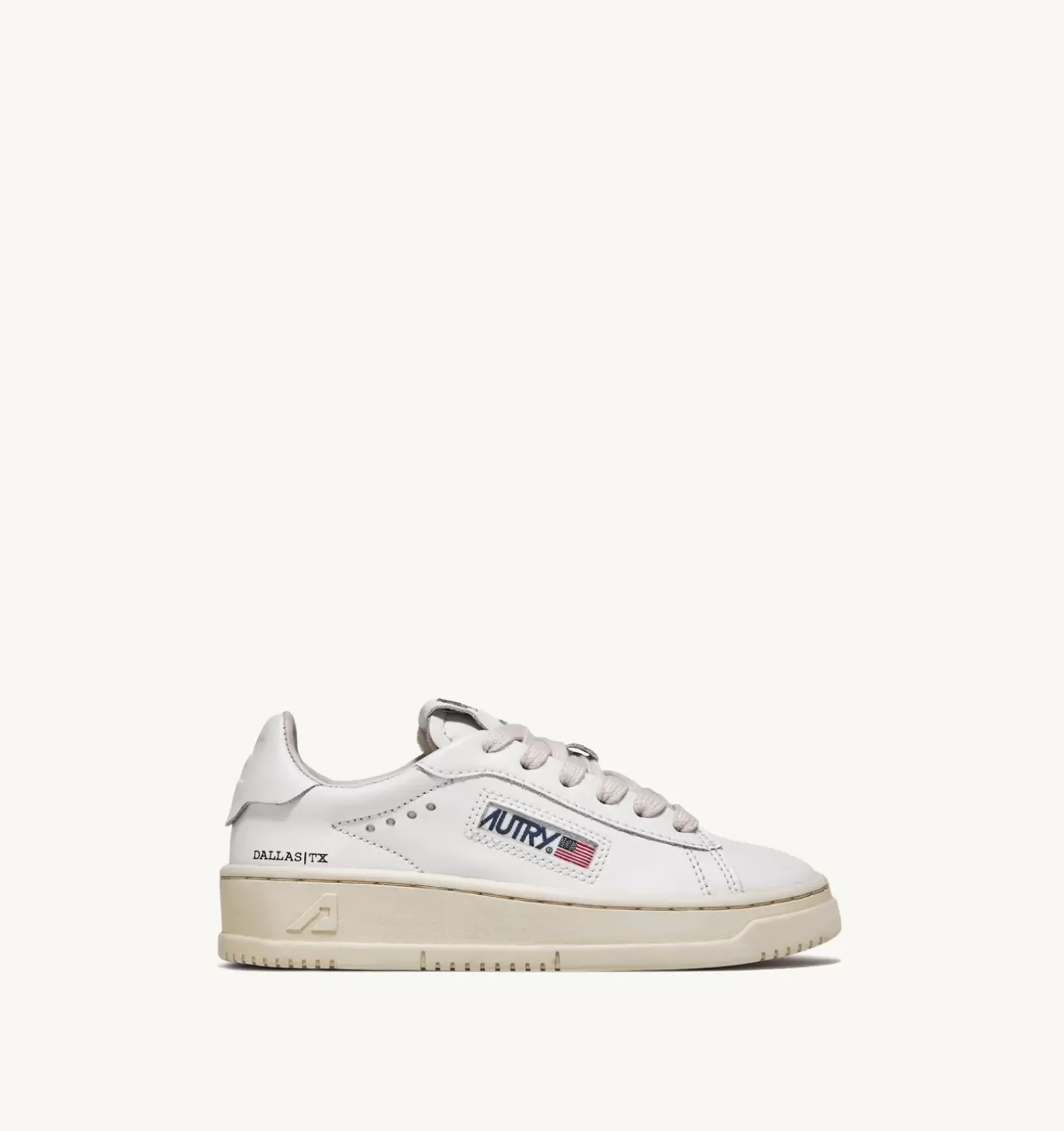 Sneakers Dallas Low In Pelle Colore Bianco Per Bambini