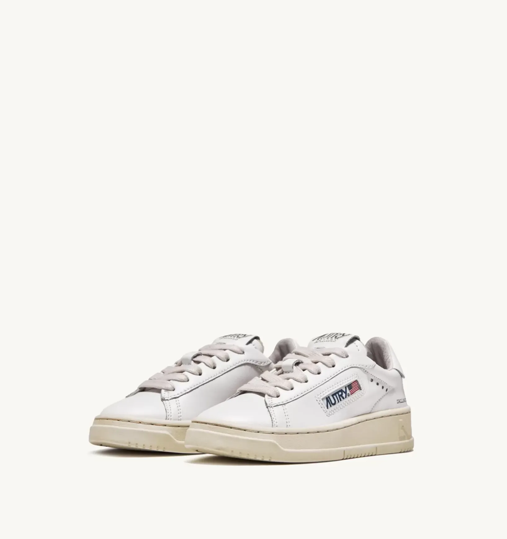 Sneakers Dallas Low In Pelle Colore Bianco Per Bambini