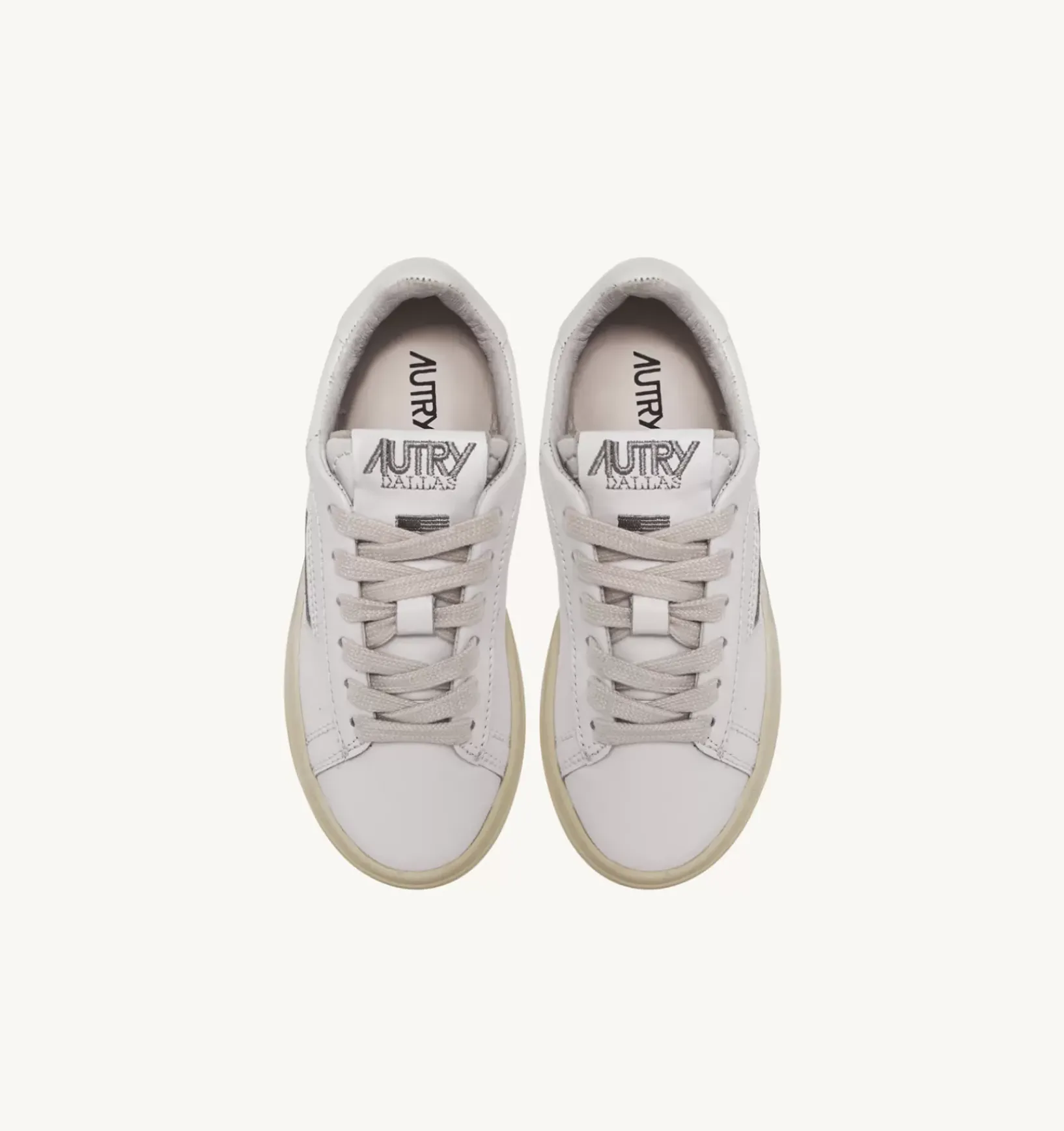 Sneakers Dallas Low In Pelle Colore Bianco Per Bambini