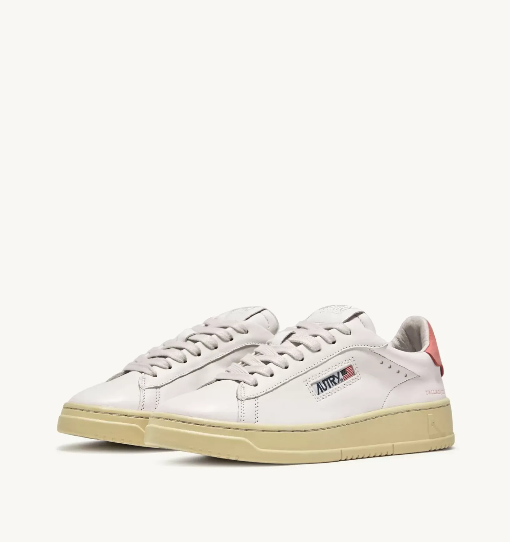 Sneakers Dallas Low In Pelle Di Capra E Nabuk Colore Rosa