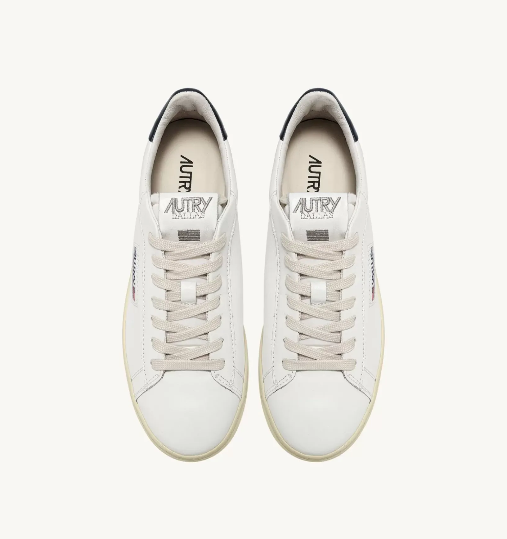Sneakers Dallas Low In Pelle Colore Bianco E Space