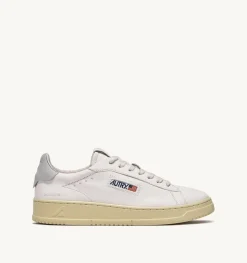Sneakers Dallas Low In Pelle Di Capra E Nabuk Colore Bianco