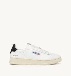 Sneakers Dallas Low In Pelle Bianca E Nera