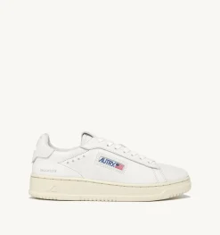 Sneakers Dallas Low In Pelle Bianca Di Capra Colore Bianco