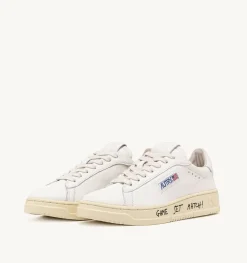 Sneakers Dallas Low In Pelle Bianca