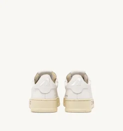 Sneakers Dallas Low In Pelle Bianca