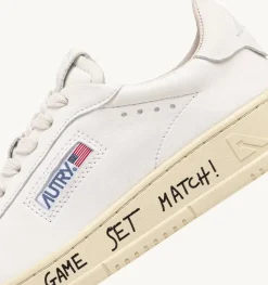 Sneakers Dallas Low In Pelle Bianca
