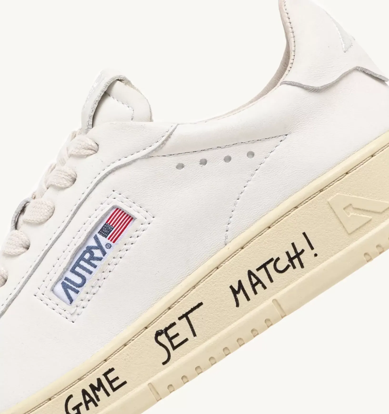 Sneakers Dallas Low In Pelle Bianca