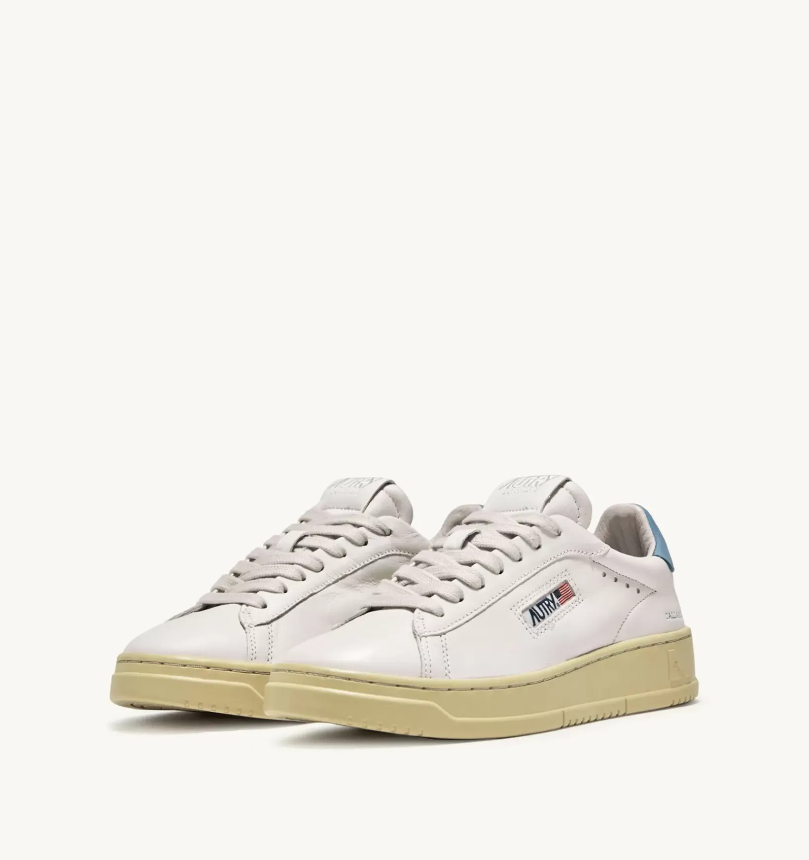Sneakers Dallas Low In Pelle Di Capra E Nabuk Colore Blu