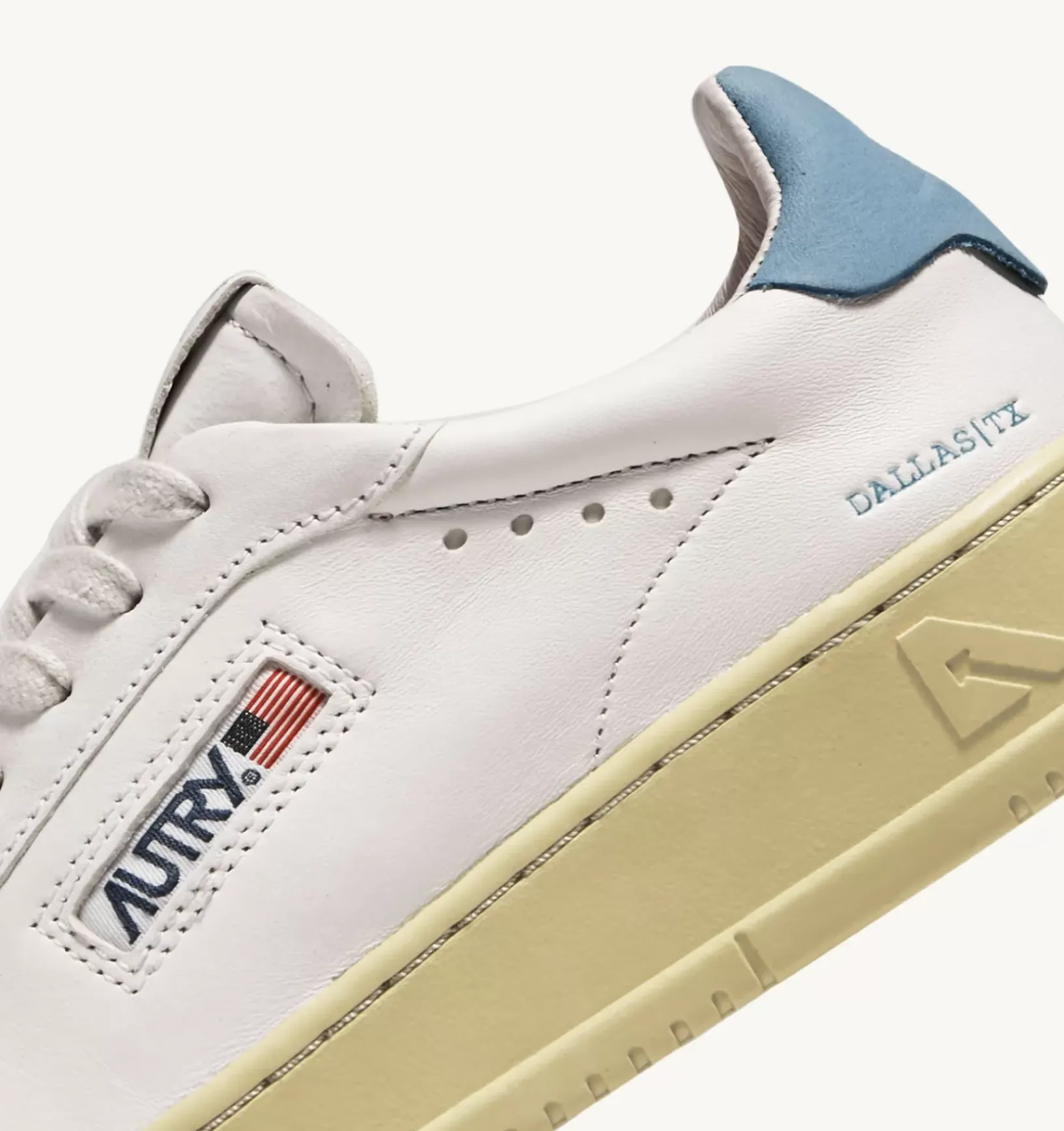 Sneakers Dallas Low In Pelle Di Capra E Nabuk Colore Blu