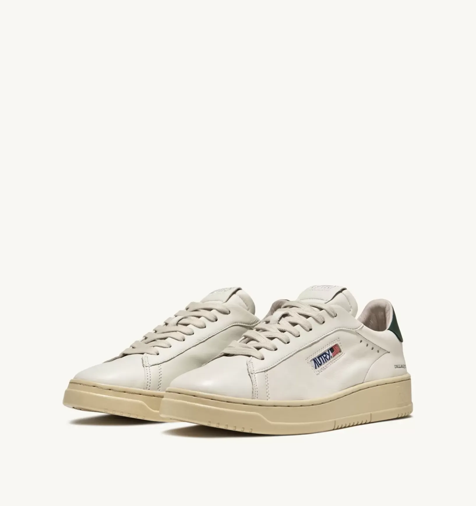 Sneakers Dallas Low In Pelle Di Capra E Nabuk Colore Military