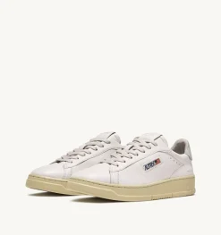 Sneakers Dallas Low In Pelle Di Capra E Nabuk Colore Bianco