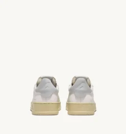 Sneakers Dallas Low In Pelle Di Capra E Nabuk Colore Bianco