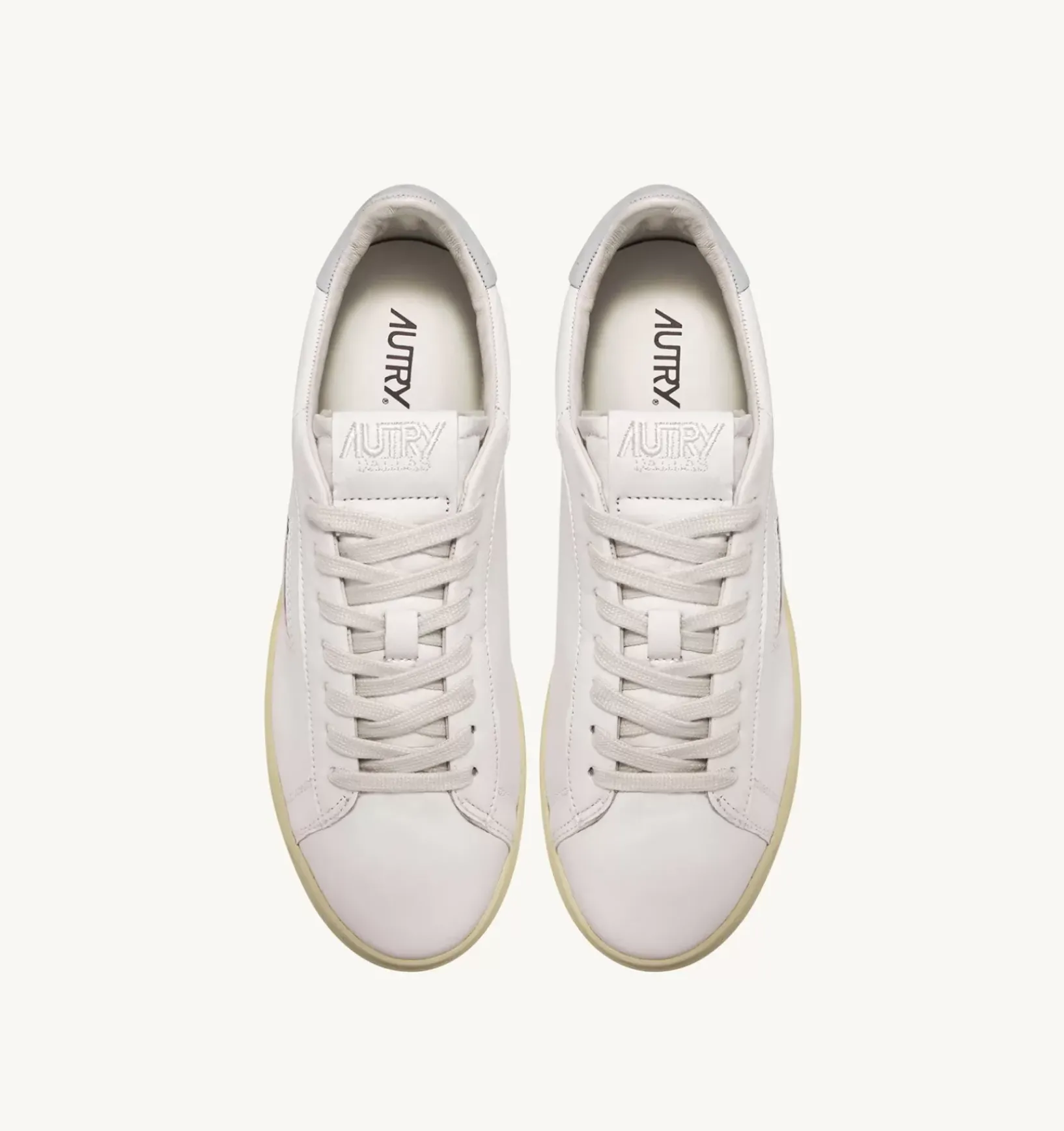 Sneakers Dallas Low In Pelle Di Capra E Nabuk Colore Bianco