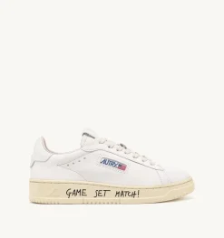 Sneakers Dallas Low In Pelle Bianca