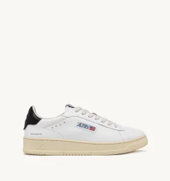 Sneakers Dallas Low In Pelle Bianca E Nera