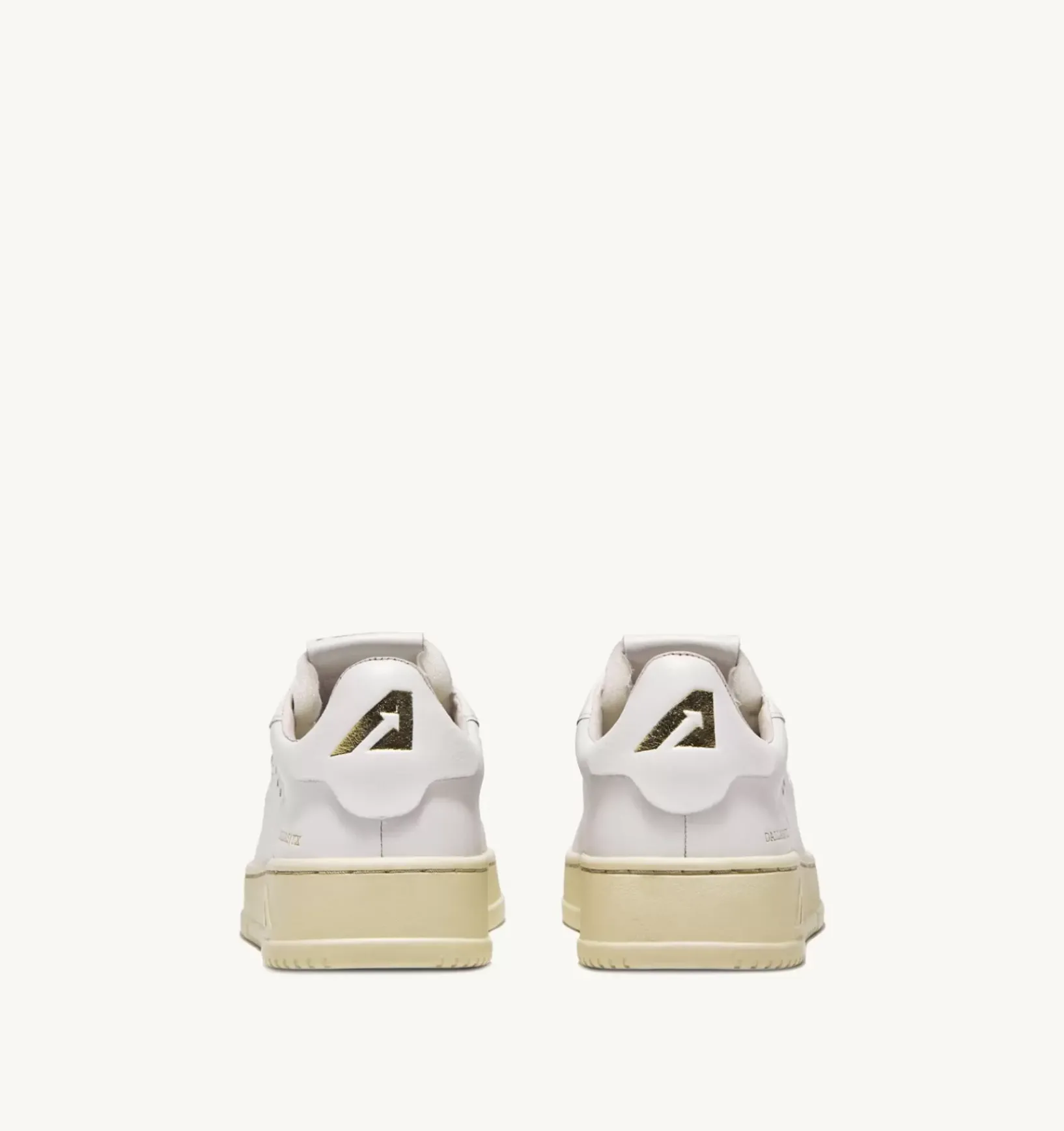 Sneakers Dallas Low In Pelle E Foil Print Bianco E Platino