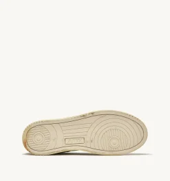 Sneakers Dallas Low Super Vintage In Pelle Bianco Blu
