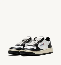 Sneakers Medalist Low In Pelle Bicolore Bianca E Nera