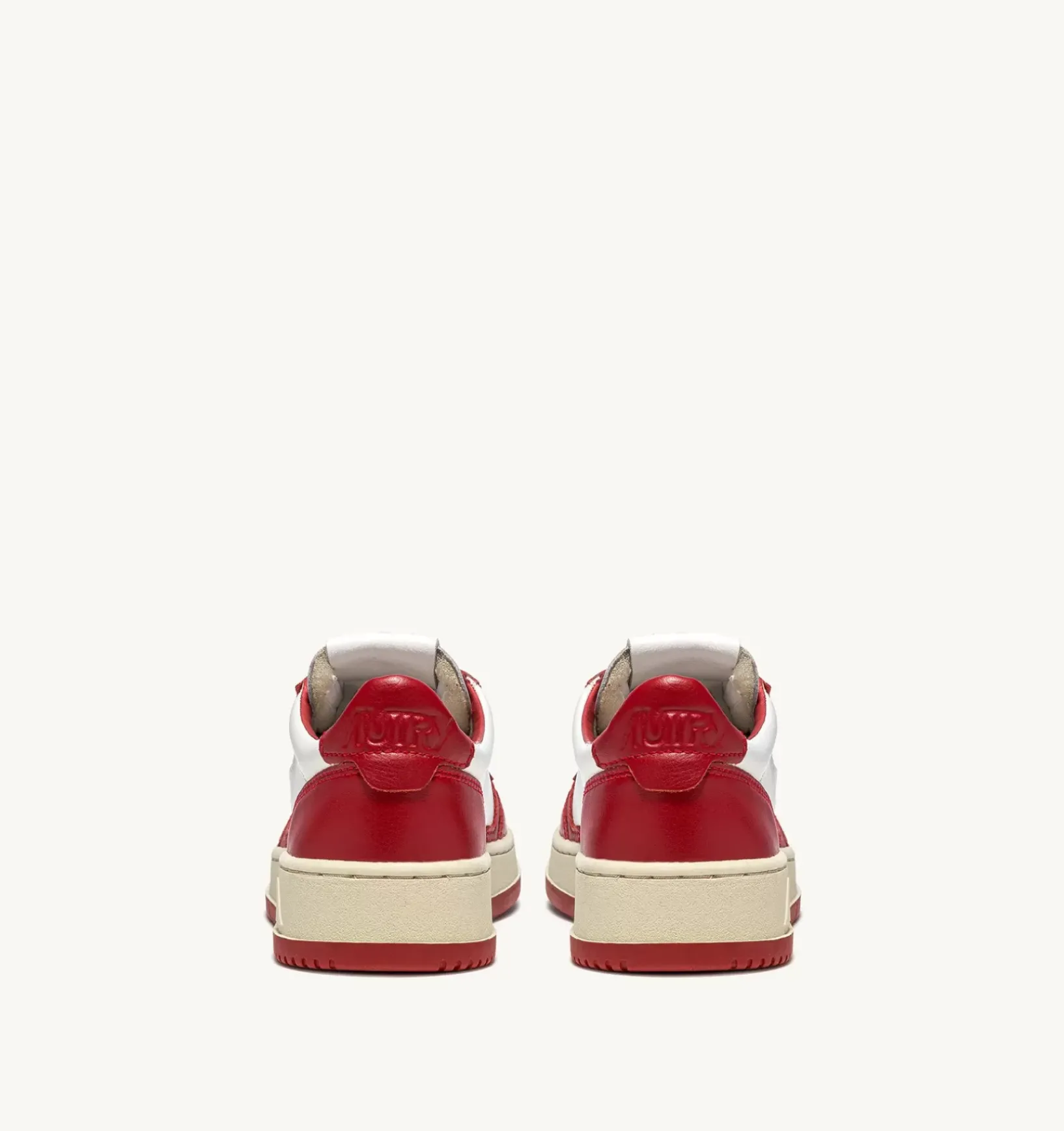 Sneakers Medalist Low In Pelle Bicolore Bianco E Rosso